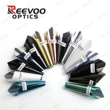 Vindusfilm for glassbygning