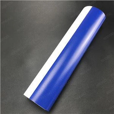 0,35 mm pvc stripet presenning stoff