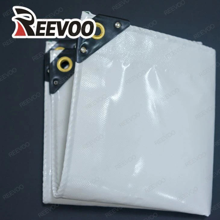 Hvit Poly Tarp Cover